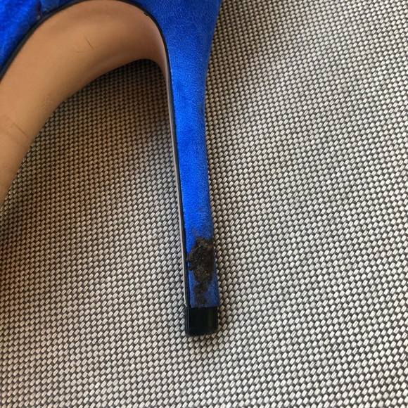 Zara blue suede pumps | Sz 38 | gently used - Picture 6 of 6